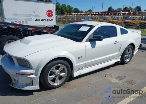 2007 Ford Mustang Gt из США, поврежденный, VIN 1ZVFT82H775266211